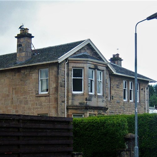 Invermay, Milngavie, Where Jim Smart Was Evacuated 1941 43. The Large Metal Gates Were Melted Down For Tanks Whilst He Was There