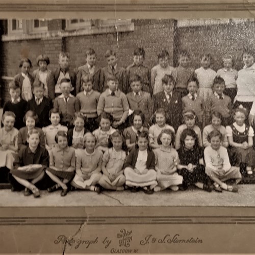 Riddrie Primary Glasgow Class Photo, 1955. Courtesy Of Graeme St Clair