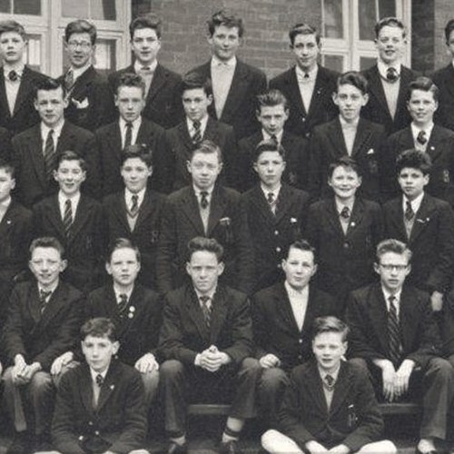 Class 2C Hillhead High School Glasgow Respondents Colin Stevenson And Petermcnaugton Top Row Left End And Second Top Row Left End Respectively