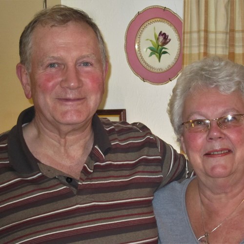 Colin Stevenson Respondent And His Wife Grethe. Courtesy Of Peter Mcnaughton